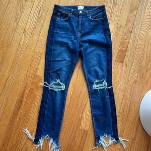 L’AGENCE- high line distressed jean